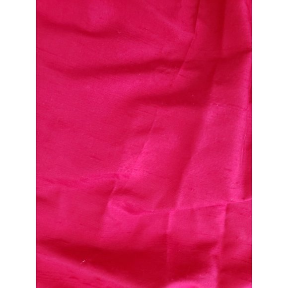 Nwt Lane Bryant 16 Dark Red Polyester/Silk Blend Crop Pants In Size 16 - Picture 3 of 5